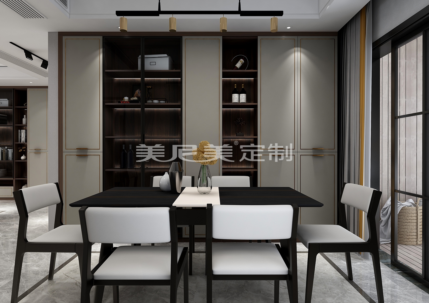 美学三系《浅咖印象系列-客厅》
